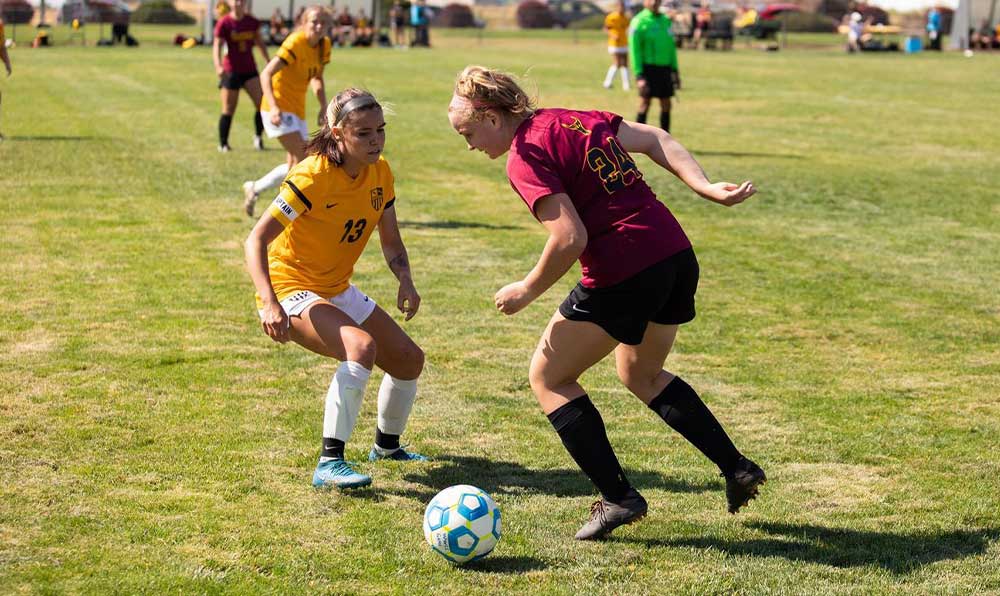 Women's soccer players