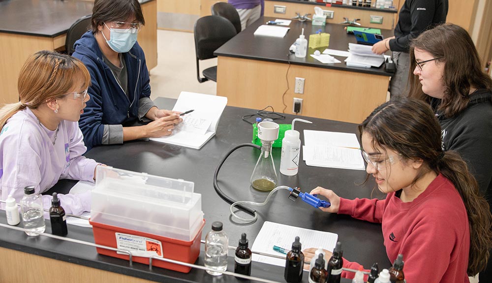 Students in Biology Lab