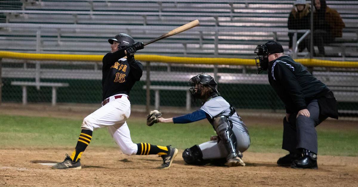 Baseball player at bat