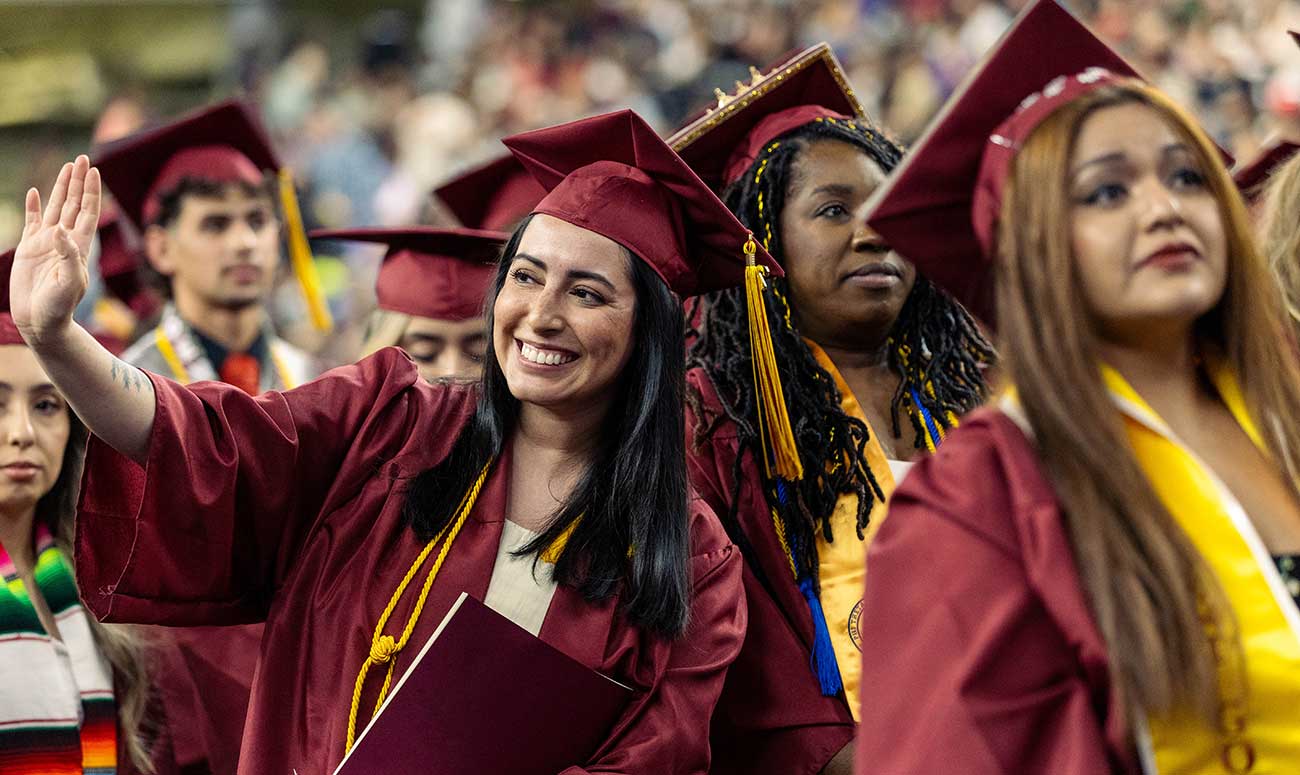 Students at YVC's 95th Commencement Ceremony