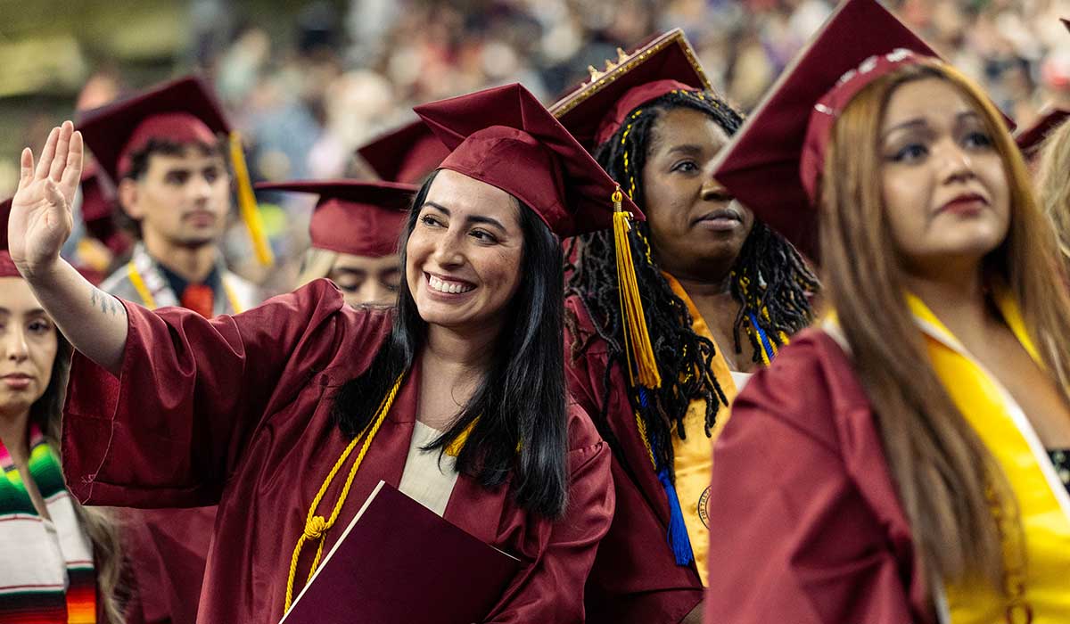 Students celebrate at commencement ceremony