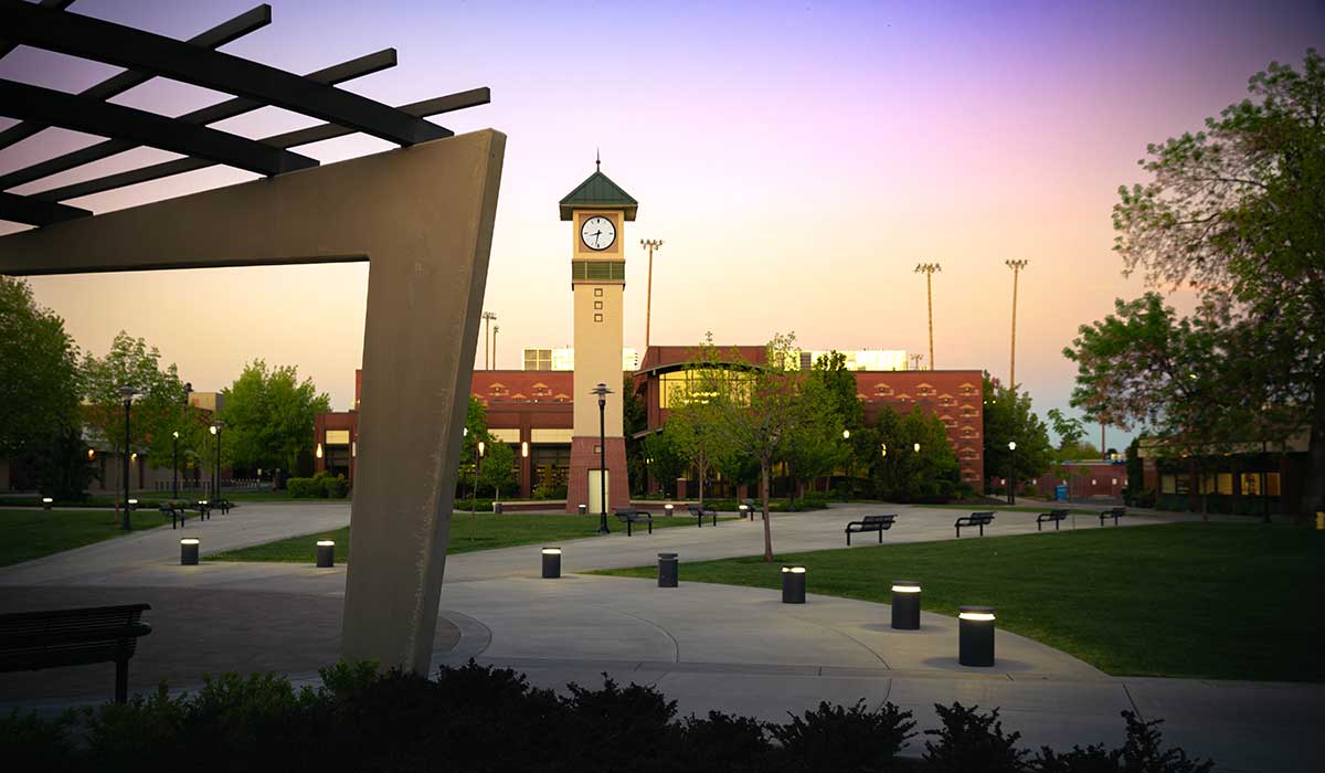 YVC's Yakima Campus at dusk