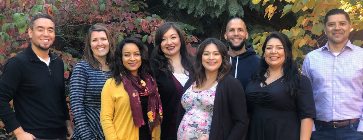 Counseling Staff poses for picture together. 