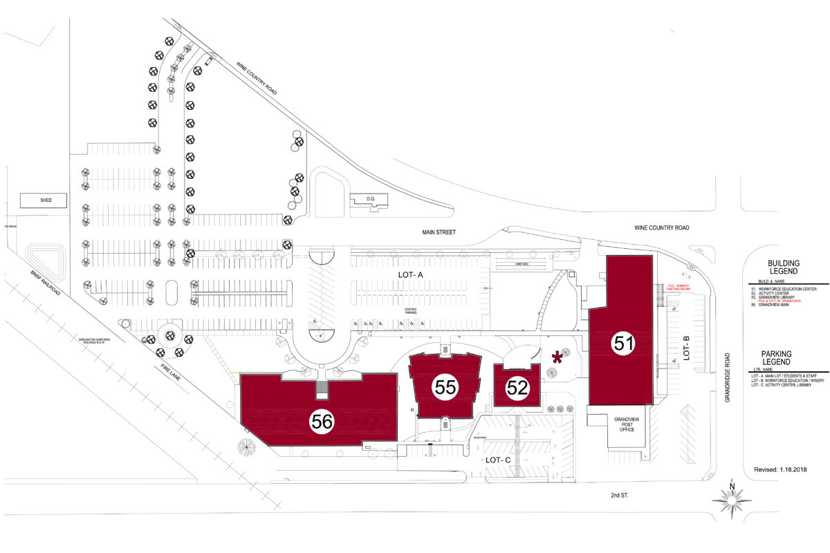 Map of Grandview Campus