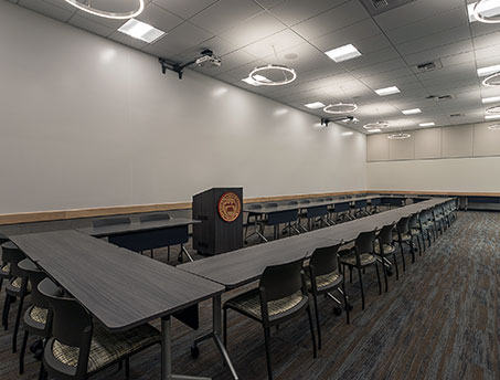 Picture of an empty meeting room D