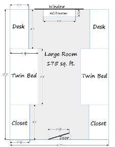 Floor Plan for large unit