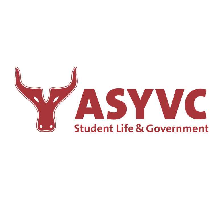 Yak Head with word ASYVC Student Government written out